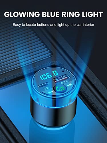 FM Transmitter for Car Bluetooth 5.3