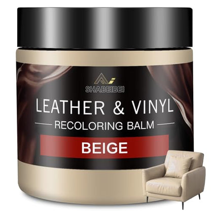 Leather Recoloring Balm and Leather Repair Kit for Furniture