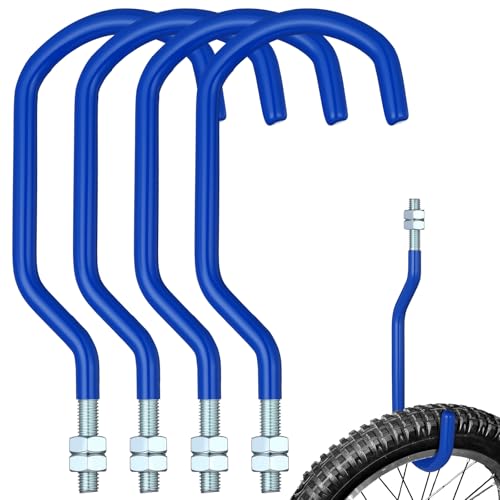 4 Pcs Machine Thread Bicycle Storage Hook (4 Count)