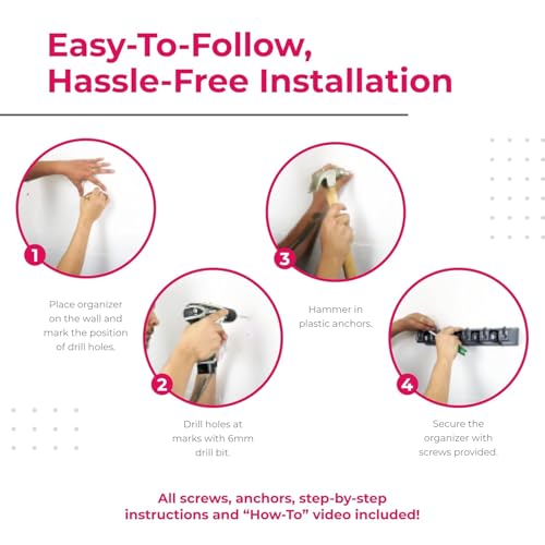Broom Holder Wall Mount