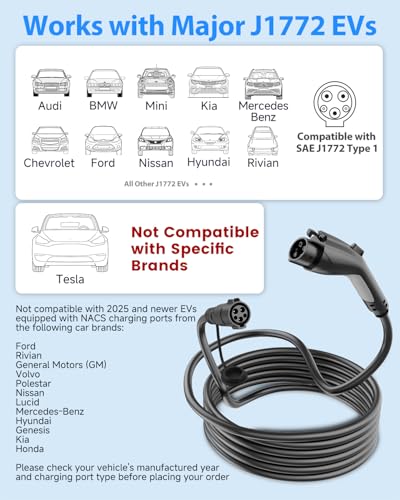 J1772 EV Charger Extension Cable