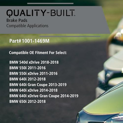 Rear Semi Metallic Brake Pads
