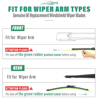Windshield Wiper Blades Replacement for Mercedes Benz GLA250