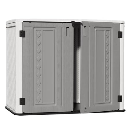 Outdoor Storage Shed Diamond Texture 4x3FT Horizontal Shed