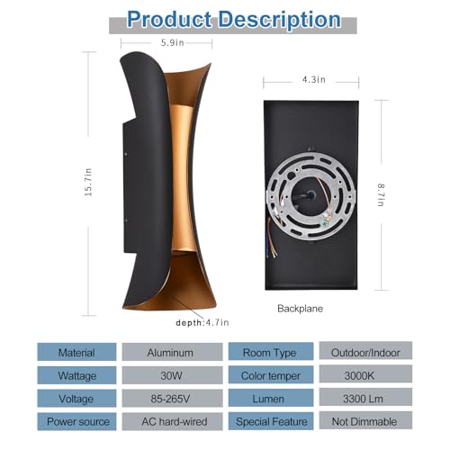 LED Outdoor Wall Light