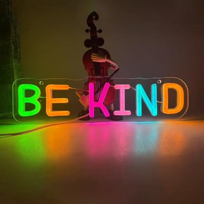 Be Kind Neon Sign for Wall Decor