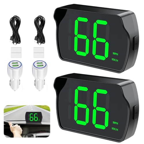 GPS Digital Speedometer for Car MPH (2 Count)