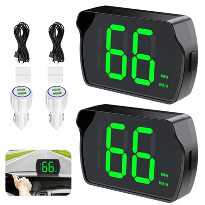 GPS Digital Speedometer for Car MPH (2 Count)