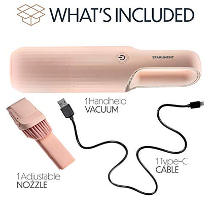 Portable Hand Vacuum Cleaner for Dust Pet Hair Dirt Home Car Interior