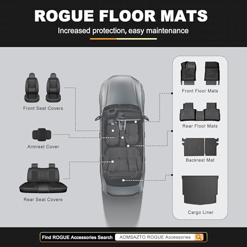 Floor Mats Full Set for Nissan Rogue 2021
