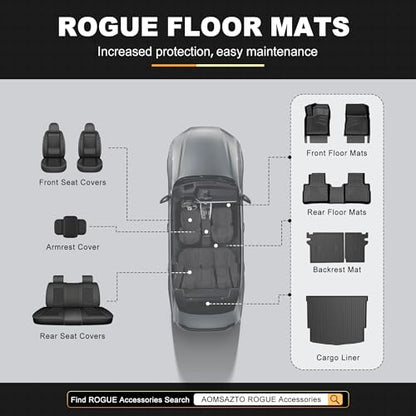 Floor Mats Full Set for Nissan Rogue 2021