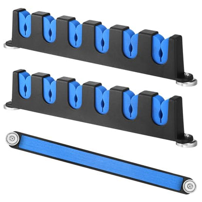 2 Pcs Magnetic Fishing Rod Holder for Car Fishing Pole Rack Vertical Rod Storage Holders for Truck Bed Boat Wall Garage Door (2 Count)