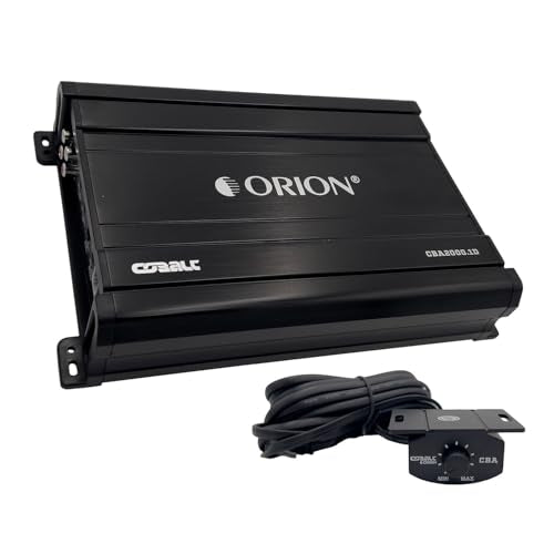 CBA2000.1D Monoblock Class D Amp & COKIT4 4GA Wiring Kit Bundle