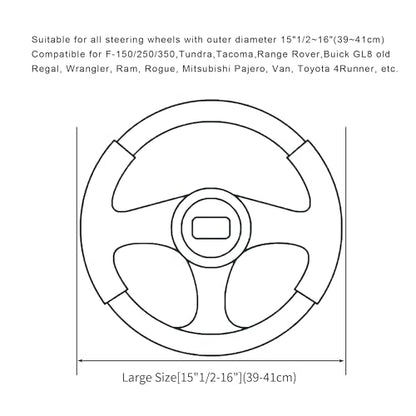 Soft Car Steering Wheel Cover for Sedan