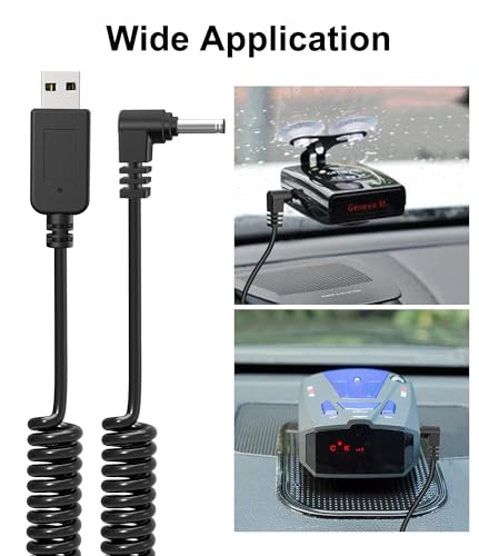 Radar Detector Cable with USB to DC3.5 Plug
