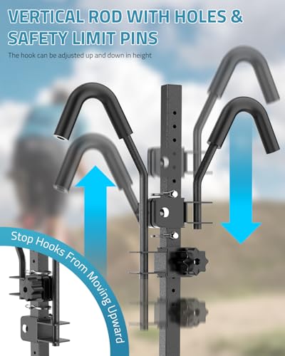 Ebike Rack for Tow Hitch (2 Count)