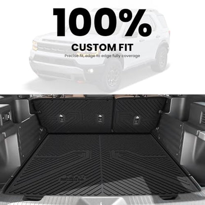 Cargo Mat with Backrest Mat for Honda Passport 2026
