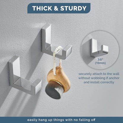 Towel Hook for Bathroom (2 Count)