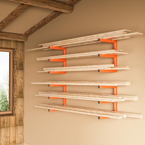 Wood Organizer and Lumber Storage Rack Wall Mount