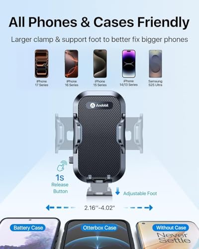 Military Grade Cup Holder Phone Holder