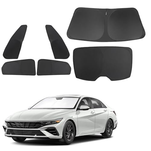 Window Shades for Hyundai Elantra 2021 (6 Count)