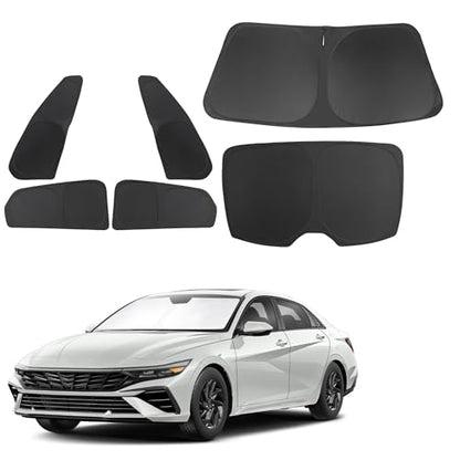 Window Shades for Hyundai Elantra 2021 (6 Count)