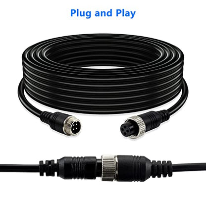 Car 4 Pin Aviation Video Extension Cable 50FT