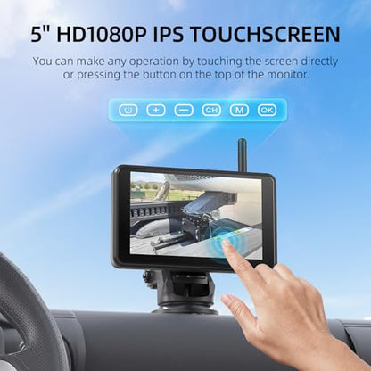 Magnetic Solar Wireless Backup Camera