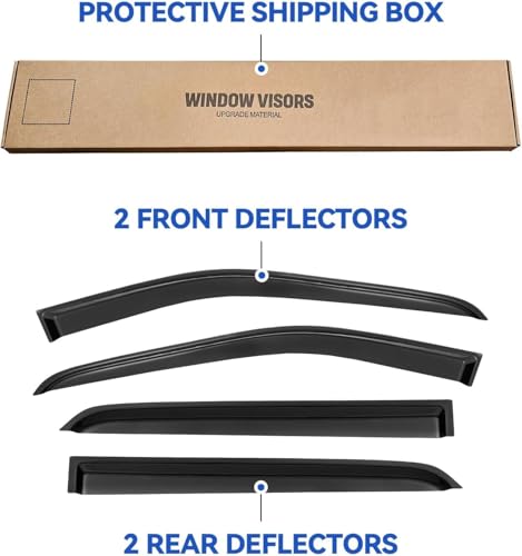 Window Visors Rain Guards for 2018