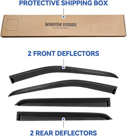 Window Visors Rain Guards for 2018
