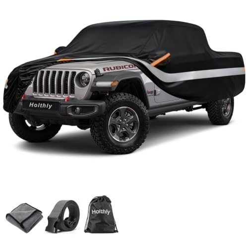 10 Layers Truck Cover Waterproof All Weather Custom Fit for Jeep Gladiator