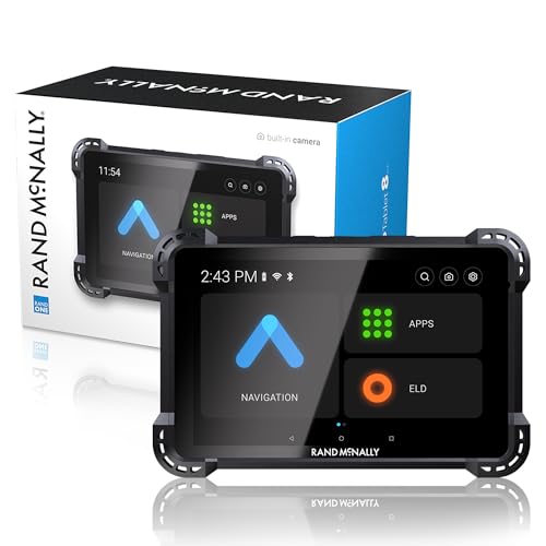 RANDTAB8 8 inch GPS Truck Navigator with Industry's Best Custom Trucking Routes