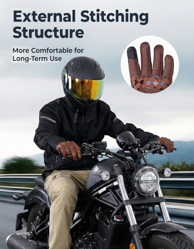 Motorcycle Leather Gloves