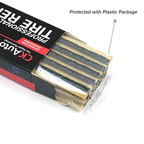 60 pcs 4" Black Tire Repair Strings Tire Repair Plugs (60 Count)