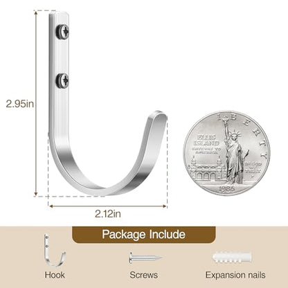 22LB Wall Hooks for Hanging Towel (5 Count)