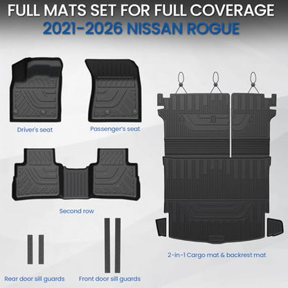 Floor Mats for Nissan Rogue 2021