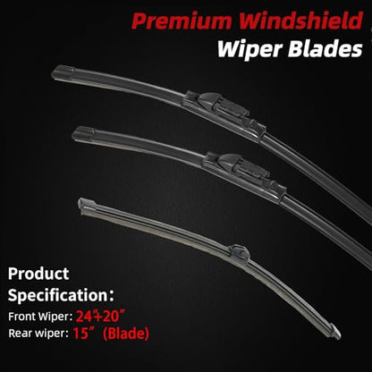 Windshield Wiper Blades (3 Count)