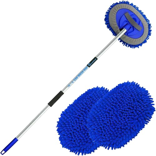62" Car Wash Brush Mop Kit with Long Handle (2 Count)