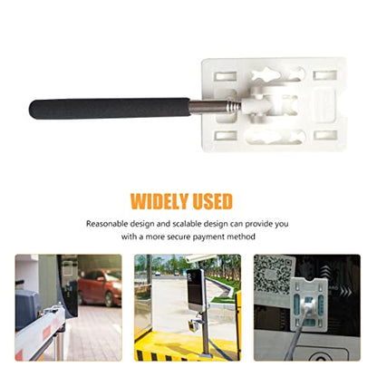 Telescopic Rod Card Holder Reacher