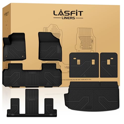 Floor Mats & Cargo Liner with Backrest Mat for Chevrolet Chevy Traverse 2018