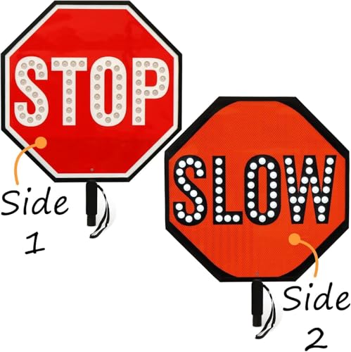 18" LED Stop Slow Paddle