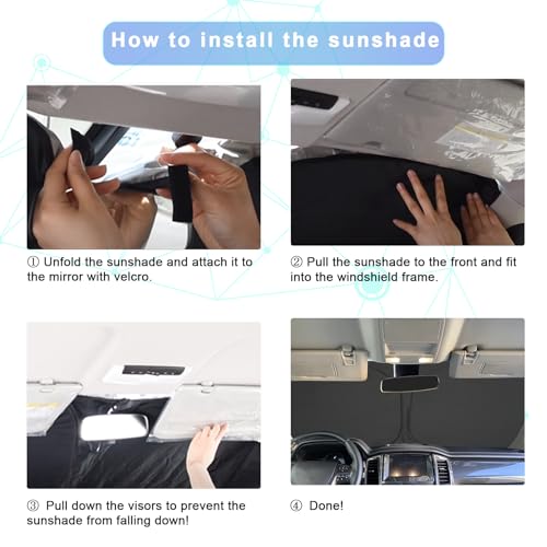 for 2020 2024 2025 2026 Land Rover Defender Windshield Sunshade 2022