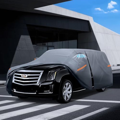 Large SUV Car Cover for Cadillac Escalade 100% Waterproof All Weather
