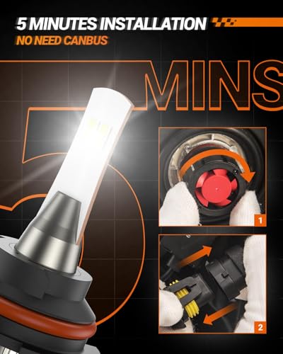 9004 Bulbs 36000LM Brighter (2 Count)
