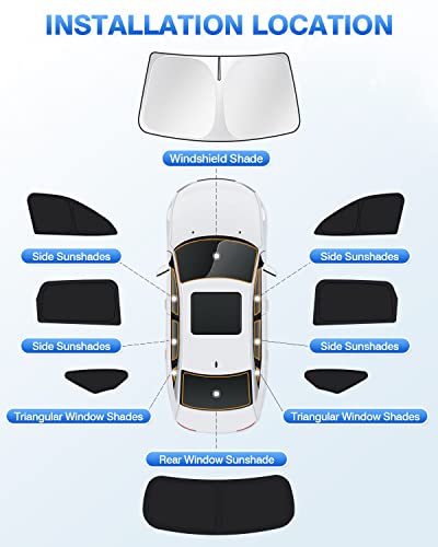 Windshield Sun Shade for 2021 (8 Count)