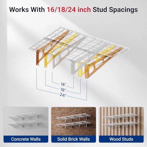 4 Pack 2x3ft Garage Shelving (4 Count)