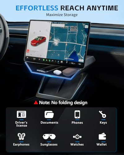 Upgraded for Tesla Model Y Juniper Under Screen Storage Organizer 2025