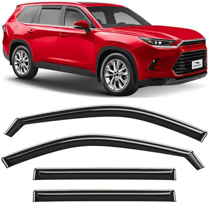 in Channel Extra Durable Rain Guards for Toyota Grand Highlander 2024