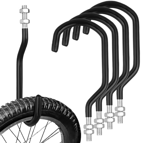 4 Pcs Machine Thread Bicycle Storage Hook (4 Count)
