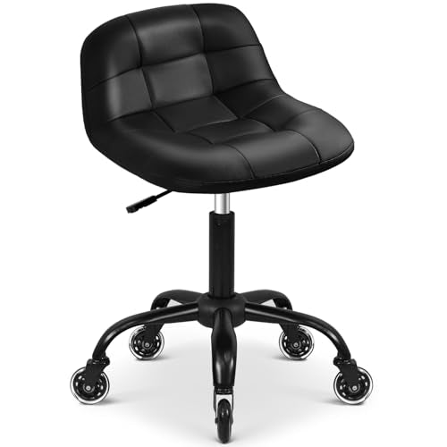 Rolling Shop Stool with Wheels